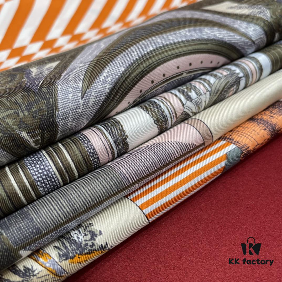 6931a931ccd8ab3d7af9d979 HERMES - New Opera House Design, Creative and Artistic Pattern Combining Wildlife and Geometric Elements with Whimsical Charm, 100% Mulberry Silk, 90*90 CM