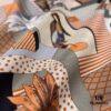 6931a931ccd8ab3d7af9d97b HERMES - New Opera House Design, Creative and Artistic Pattern Combining Wildlife and Geometric Elements with Whimsical Charm, 100% Mulberry Silk, 90*90 CM