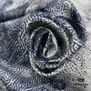 HERMES Double-Sided White Moonlight Square Scarf, Elegant Color Scheme – Reversible Design, 100% Mulberry Silk, 90*90CM