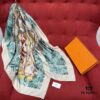 6931a932ccd8ab3d7af9d989 Hermes Shawl with Twelve Leopard Motif, 70% Cashmere and 30% Mulberry Silk, Popular 140x140 Size