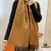 6931a934ccd8ab3d7af9d9a3 Hermes · Autumn-Winter New Arrival · Two-Tone Threaded Cashmere Scarf