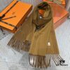 6931a934ccd8ab3d7af9d9aa Hermes · Autumn-Winter New Arrival · Two-Tone Threaded Cashmere Scarf
