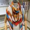 6931a937ccd8ab3d7af9d9d4 New Cashmere H Interlocking Letter 140 Scarf, 70% Cashmere + 30% Silk, Luxurious Blend, Premium Craftsmanship, Elegant Texture with 3D Pattern