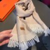 6931a937ccd8ab3d7af9d9de Hermes Handwoven Cashmere Scarf! Subtle and Sophisticated Style for Autumn and Winter!