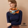 6931a939ccd8ab3d7af9d9f3 New Cashmere Scarf 'Masquerade Ball 140' – Premium Craftsmanship, 70% Cashmere + 30% Silk, 140cm x 140cm
