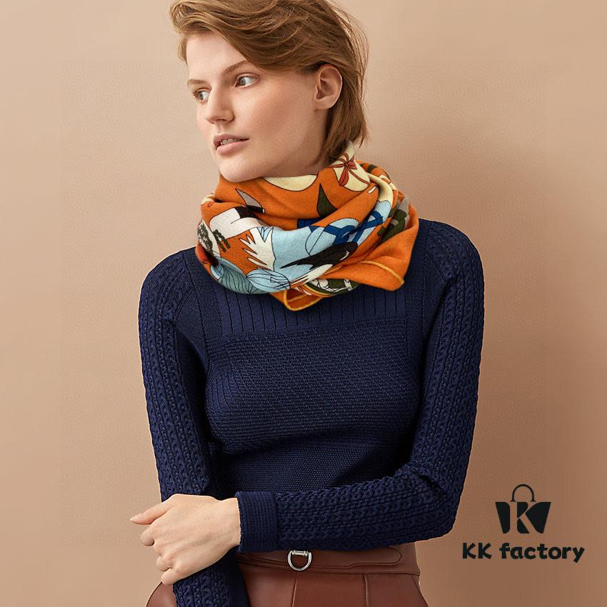 6931a939ccd8ab3d7af9d9f3 New Cashmere Scarf 'Masquerade Ball 140' – Premium Craftsmanship, 70% Cashmere + 30% Silk, 140cm x 140cm