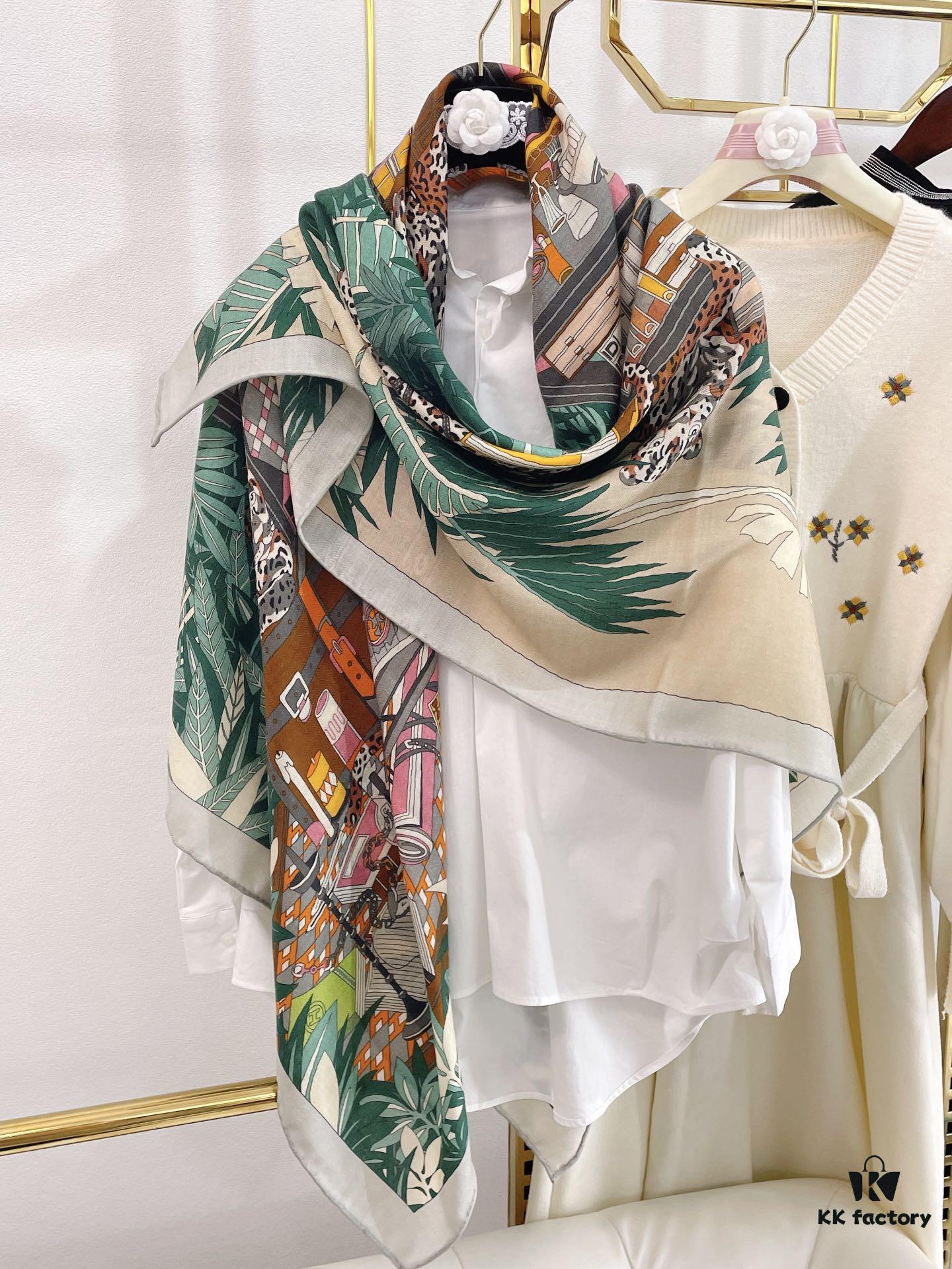6931a939ccd8ab3d7af9da00 Hermes Counter Synchronized Luxury Cashmere Scarf 【Twelve Leopard Design🐆】Top Craftsmanship, Highly Recommended for Its Stunning Appearance and Exceptional Value