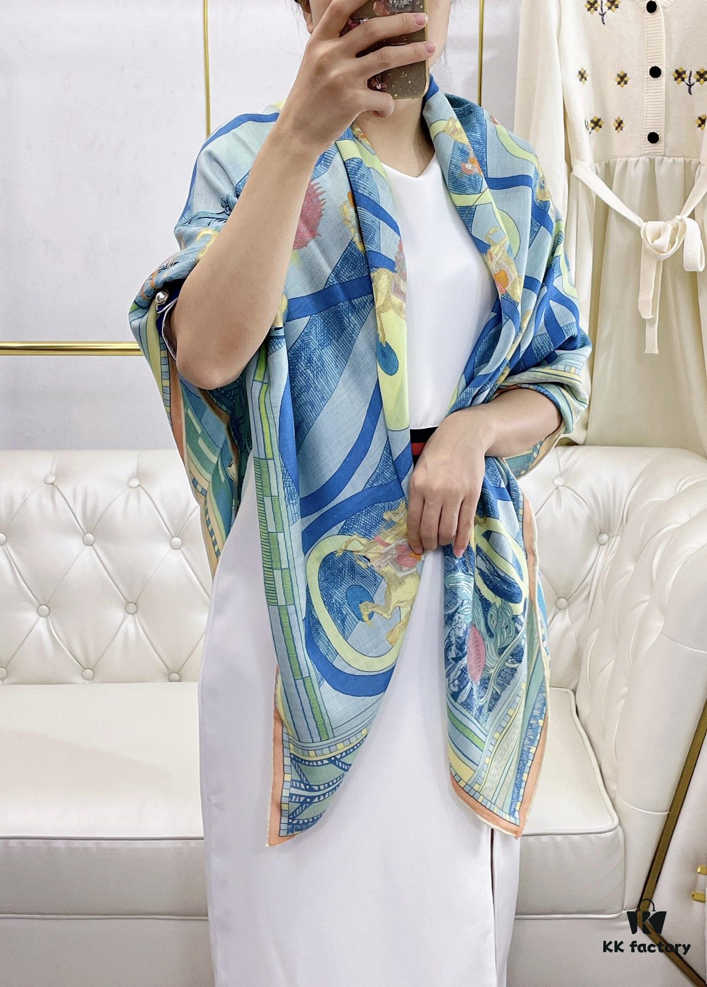 6931a93accd8ab3d7af9da05 Double-Sided Two-Tone Cashmere Scarf 'You Hui Zhuan Bu and Snake Advance 140' - New Arrival