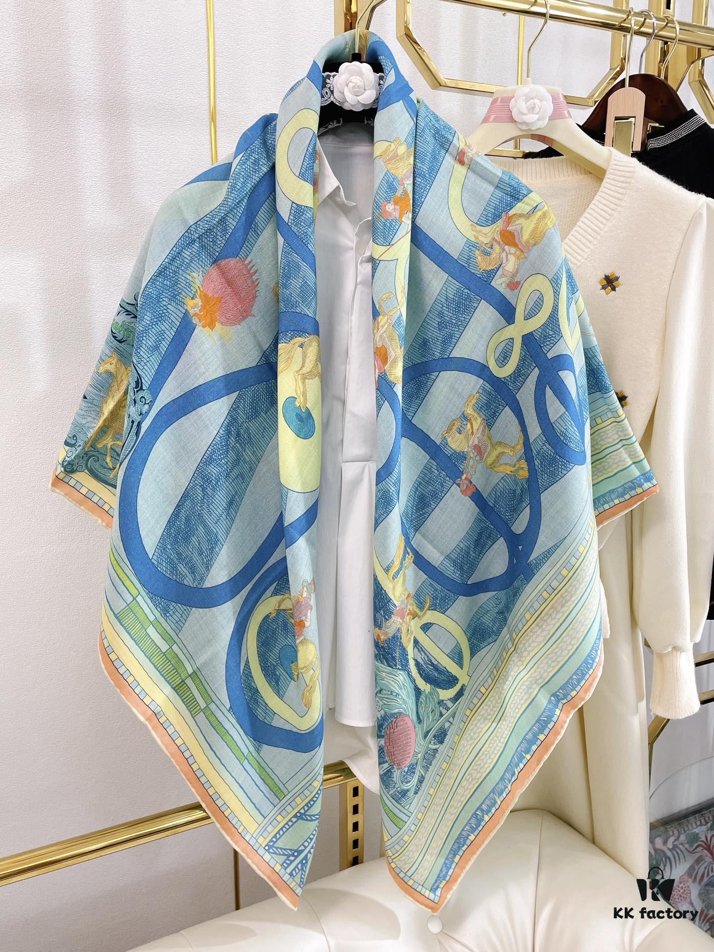 6931a93accd8ab3d7af9da0d Double-Sided Two-Tone Cashmere Scarf 'You Hui Zhuan Bu and Snake Advance 140' - New Arrival