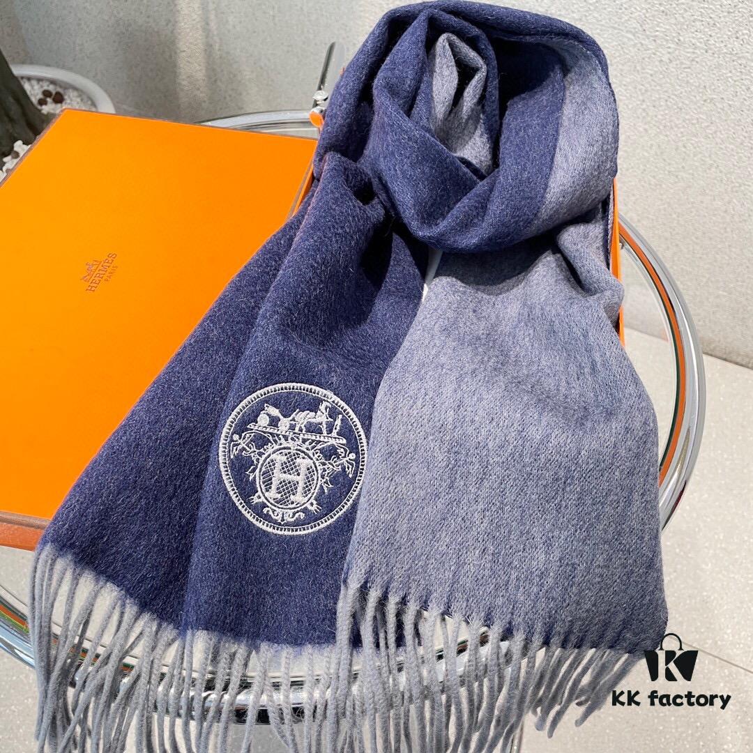 6931a93accd8ab3d7af9da11 2022 Latest Designer Hermes-Inspired Scarf, Premium Woven Cashmere Silk, Ultra Soft and Warm Solid Color Shawl 32*180cm