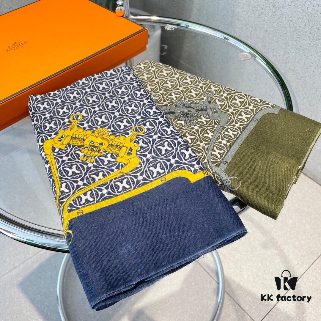 6931a93bccd8ab3d7af9da18 New Arrival Cashmere Scarf - Hermes Limited Edition Print, 100% Premium Cashmere, Exclusive Launch