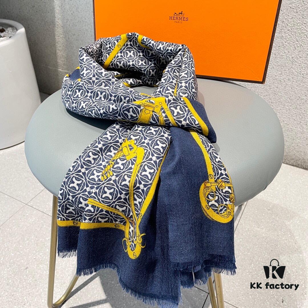 6931a93bccd8ab3d7af9da1d New Arrival Cashmere Scarf - Hermes Limited Edition Print, 100% Premium Cashmere, Exclusive Launch