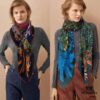 6931a93eccd8ab3d7af9da44 New Cashmere Scarf 🆕🏇🏇 Gorgeous Design Loved by All! 💕【Castle in the Flower Double-Sided 140】Cashmere Square Scarf, Two-Sided Dual Color, Top-Grade Craftsmanship, Exceptional Value! Perfect Gift 🎁💟