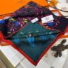 6931a93eccd8ab3d7af9da47 New Cashmere Scarf 🆕🏇🏇 Gorgeous Design Loved by All! 💕【Castle in the Flower Double-Sided 140】Cashmere Square Scarf, Two-Sided Dual Color, Top-Grade Craftsmanship, Exceptional Value! Perfect Gift 🎁💟