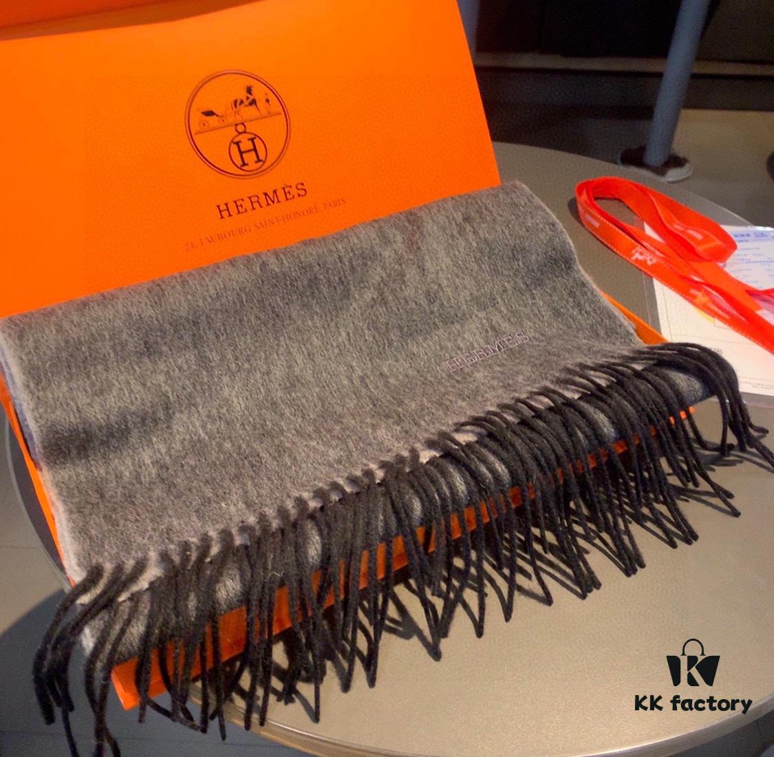 6931a940ccd8ab3d7af9da61 HERMES Scarf, Genuine Cashmere Shawl for Men and Women, Double-Sided Ultrafine Mongolian Cashmere, Handcrafted with Luxurious Softness and Elegant Embossing