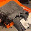 6931a940ccd8ab3d7af9da66 HERMES Scarf, Genuine Cashmere Shawl for Men and Women, Double-Sided Ultrafine Mongolian Cashmere, Handcrafted with Luxurious Softness and Elegant Embossing