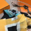 Hermès 1:1 Pattern Cashmere Scarf – Authentic 300-Thread Pure Cashmere, Upgraded Fabric, 100*200 cm, In Stock in Three Colors