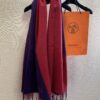 6931a941ccd8ab3d7af9da76 Hermes · Autumn-Winter New Arrival · Color-Block Cashmere Scarf