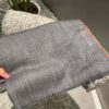 Hermès-style Luxury Scarf with Metal Frame Design, Made from Kashmiri Cashmere