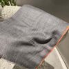 Hermès-style Luxury Scarf with Metal Frame Design, Made from Kashmiri Cashmere