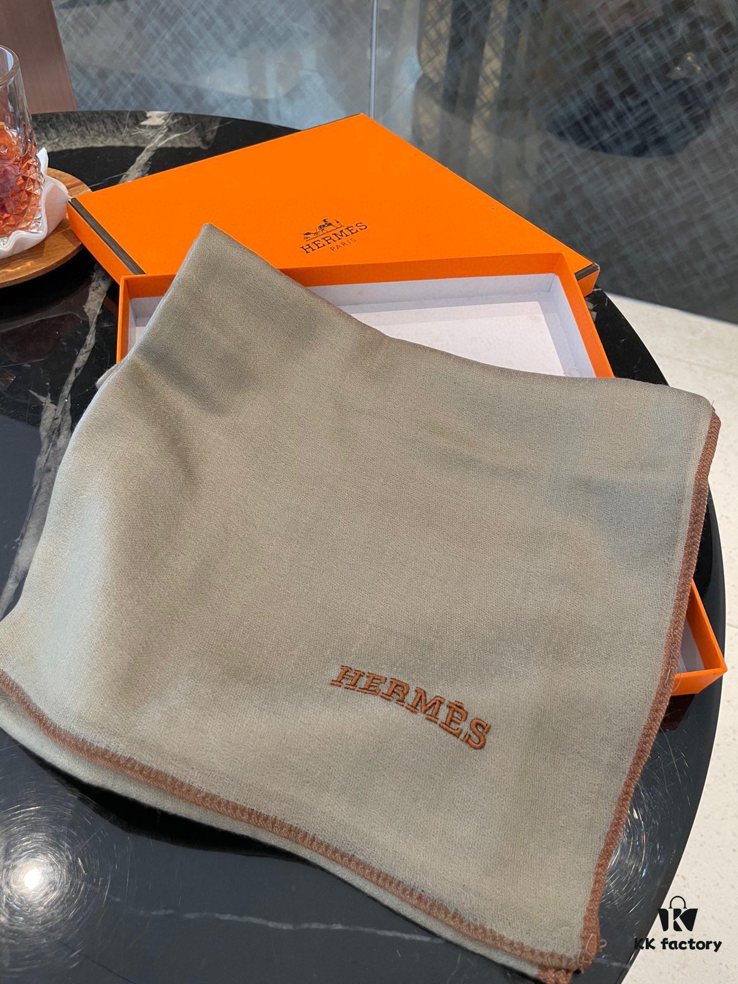 6931a942ccd8ab3d7af9da85 2022 Hermès New Arrival Cashmere Scarf – Italian Crafted Baby Cashmere, Elegant Solid Color Design, 100% Pure Cashmere, 100cm x 100cm