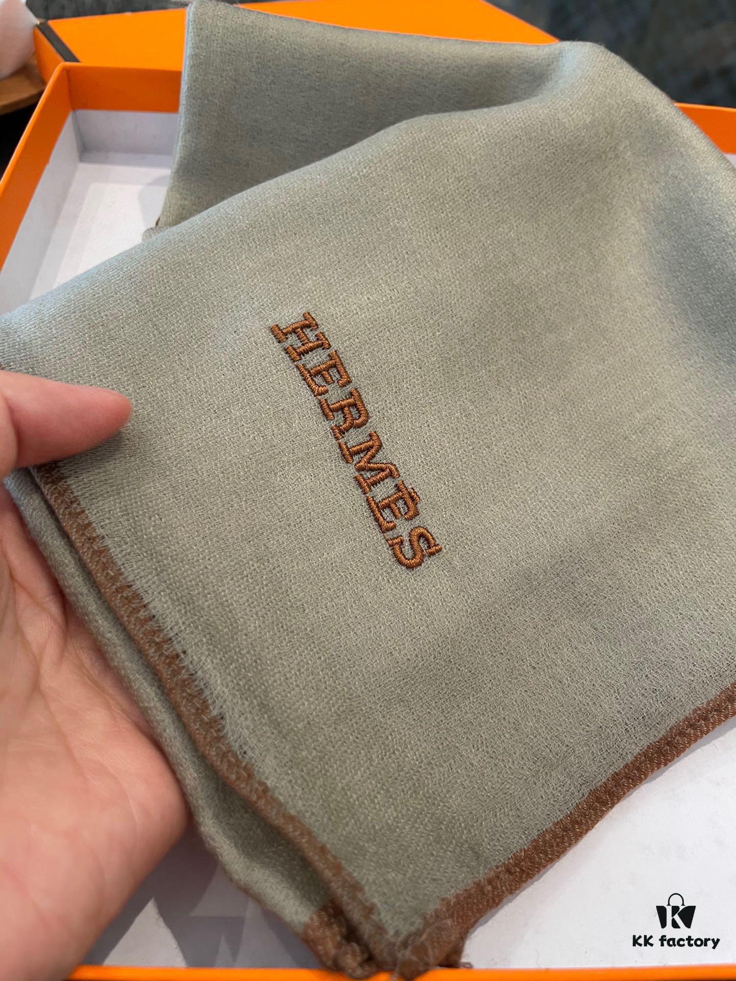 6931a942ccd8ab3d7af9da86 2022 Hermès New Arrival Cashmere Scarf – Italian Crafted Baby Cashmere, Elegant Solid Color Design, 100% Pure Cashmere, 100cm x 100cm
