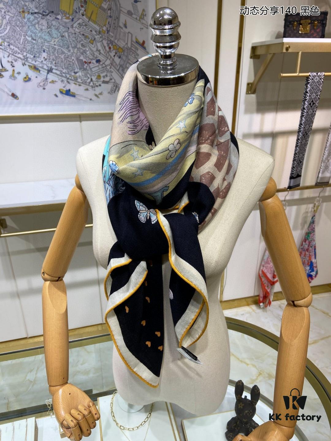 6931a942ccd8ab3d7af9da90 New Cashmere Scarf 70% Cashmere 30% Silk - Premium Craftsmanship, Luxurious Design, 140x140cm