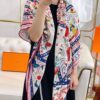 6931a944ccd8ab3d7af9dab0 Hermes Wind People Cashmere Scarf - Top Craftsmanship, 70% Cashmere + 30% Silk, 140cm x 140cm