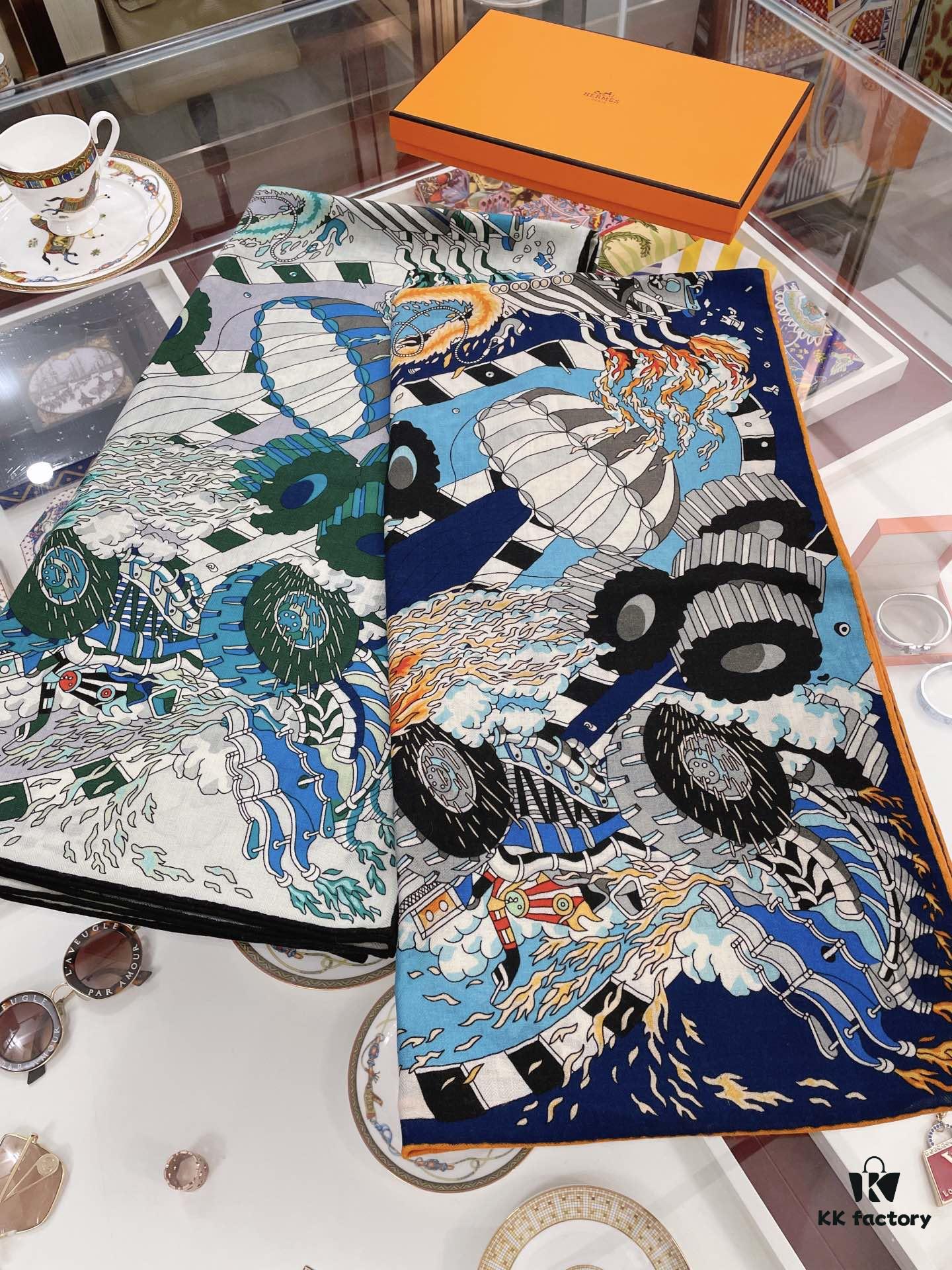 6931a945ccd8ab3d7af9dabb HERMES Must-Have Bestseller: Limited Edition Motorcycle 140 Scarf - Ultimate Luxury Quality