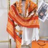 Chic New Arrival! [Galloping Horse 140] Cashmere Scarf – 70% Cashmere + 30% Silk, Luxurious Craftsmanship, Elegant 3D Pattern, Premium Quality at an Unbeatable Value