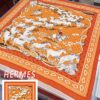 Chic New Arrival! [Galloping Horse 140] Cashmere Scarf – 70% Cashmere + 30% Silk, Luxurious Craftsmanship, Elegant 3D Pattern, Premium Quality at an Unbeatable Value