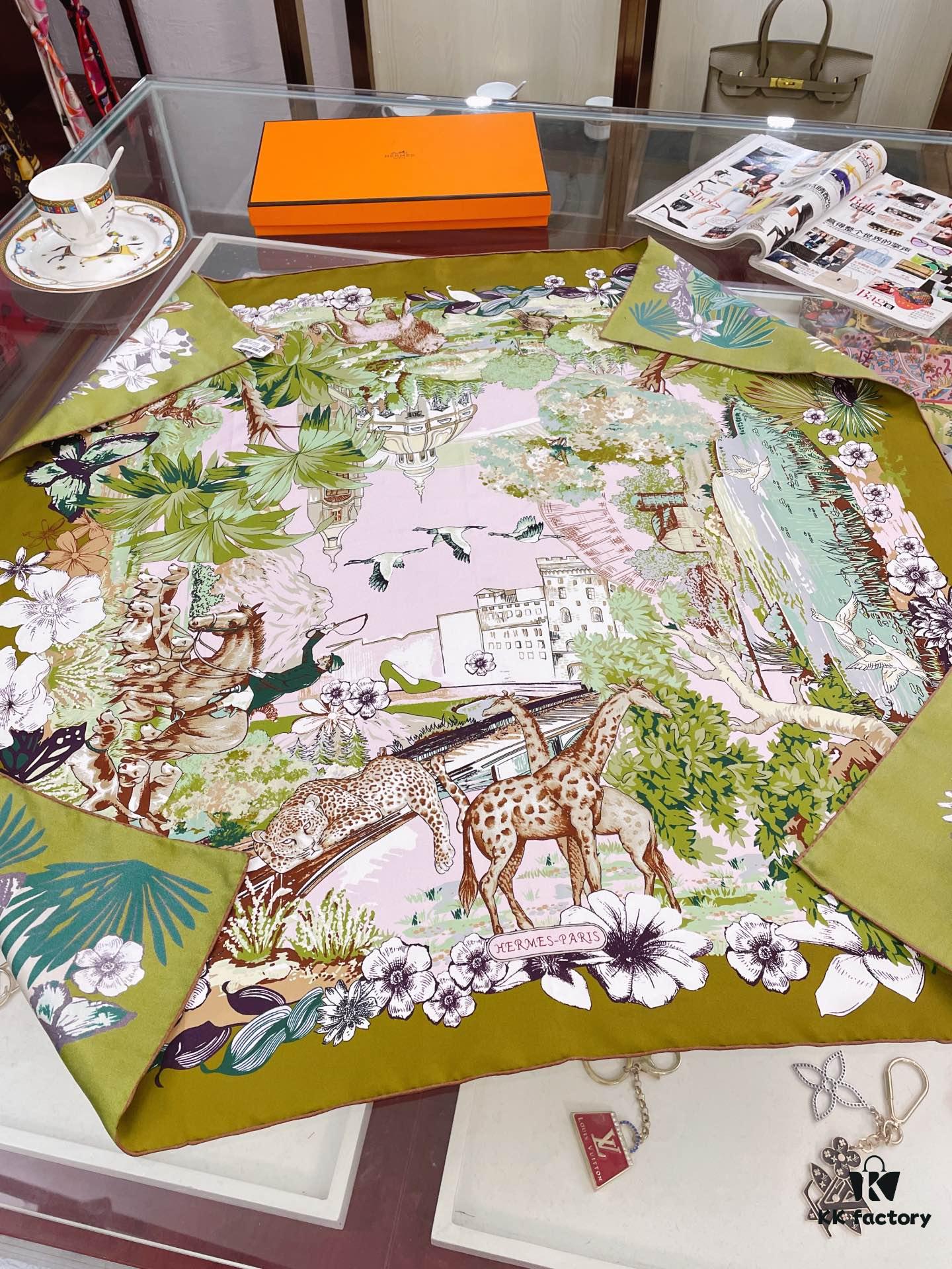 6931a947ccd8ab3d7af9dad4 Hermes New Arrival! Exquisite Colorway, Ultimate Elegance in Twill Silk Scarf