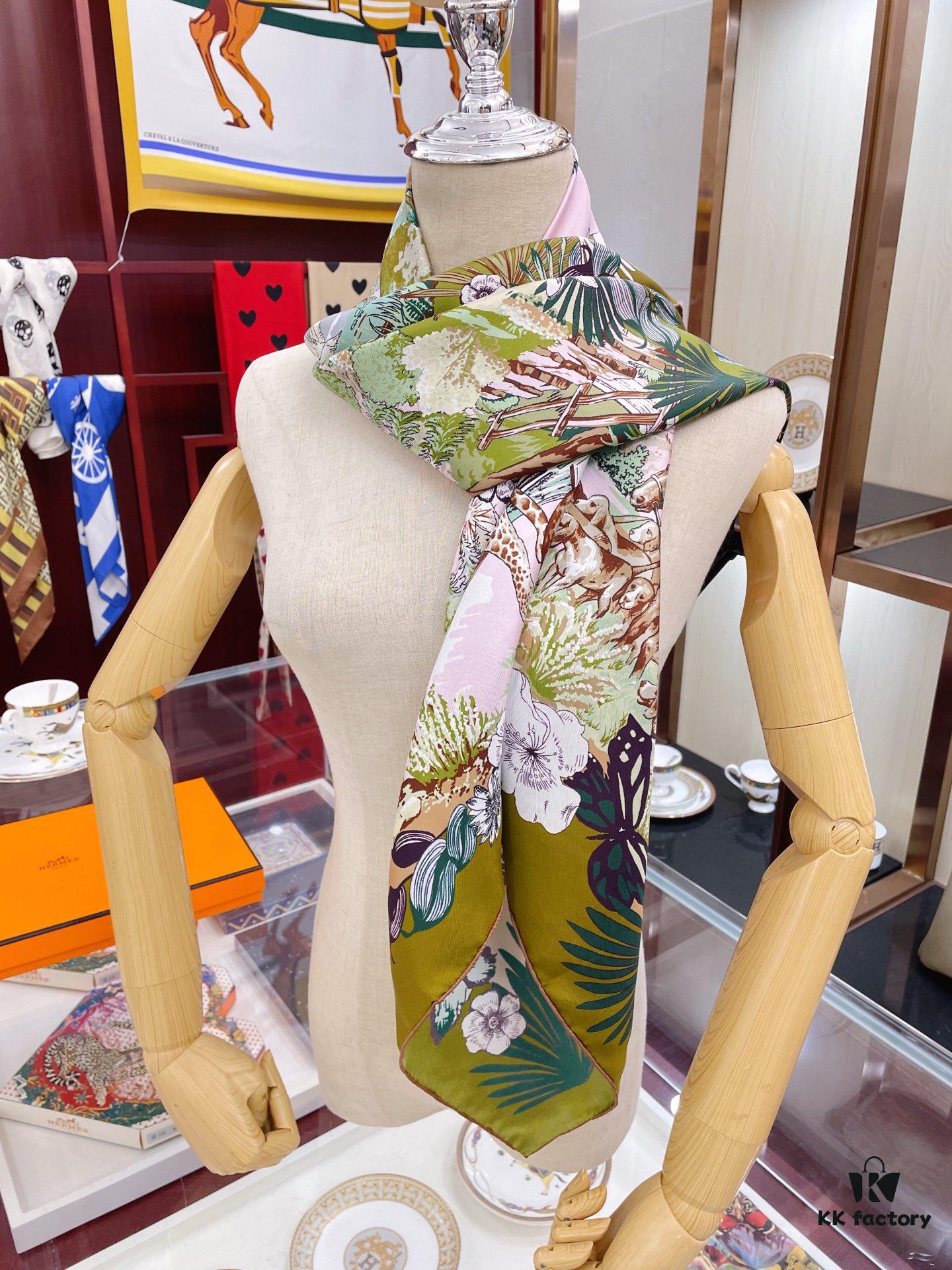 6931a947ccd8ab3d7af9dadb Hermes New Arrival! Exquisite Colorway, Ultimate Elegance in Twill Silk Scarf