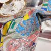 6931a949ccd8ab3d7af9daf4 Italian Holiday 90 - Premium Silk Square Scarf, 100% High-Grade Twill Silk, 90cm x 90cm