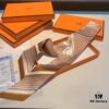 6931a949ccd8ab3d7af9dafc Hermès Twilly, Popular 'Book Stamp' Design, 18 Momme Heavyweight Silk Twill, Delicately Rolled Edges, 5×85 cm