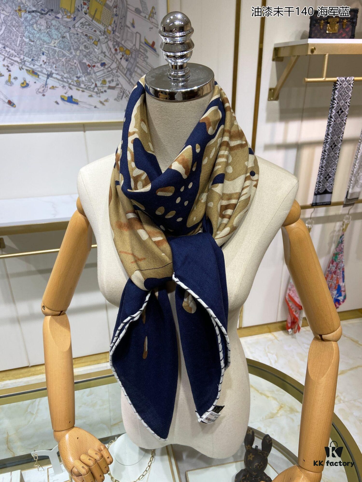 6931a94accd8ab3d7af9db0e Hermès Counter Bestseller! 70% Cashmere + 30% Silk 'Wet Paint 140' Luxury Scarf, Top Craftsmanship Ultra Value!