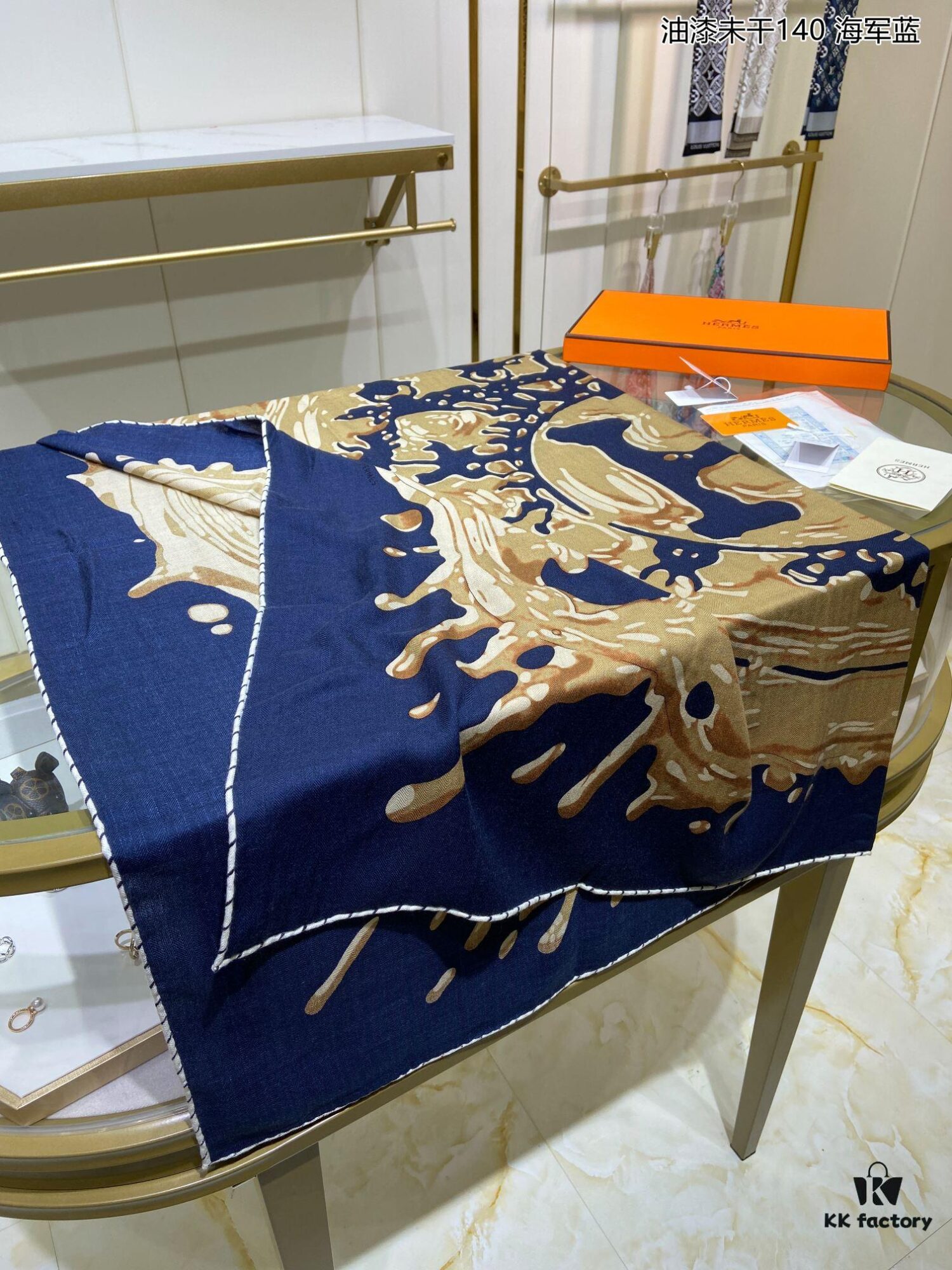 6931a94bccd8ab3d7af9db11 Hermès Counter Bestseller! 70% Cashmere + 30% Silk 'Wet Paint 140' Luxury Scarf, Top Craftsmanship Ultra Value!