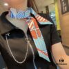 Hermès Twill Silk Scarf (100% Mulberry Silk) with Packaging