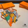 Hermès Twill Silk Scarf (100% Mulberry Silk) with Packaging