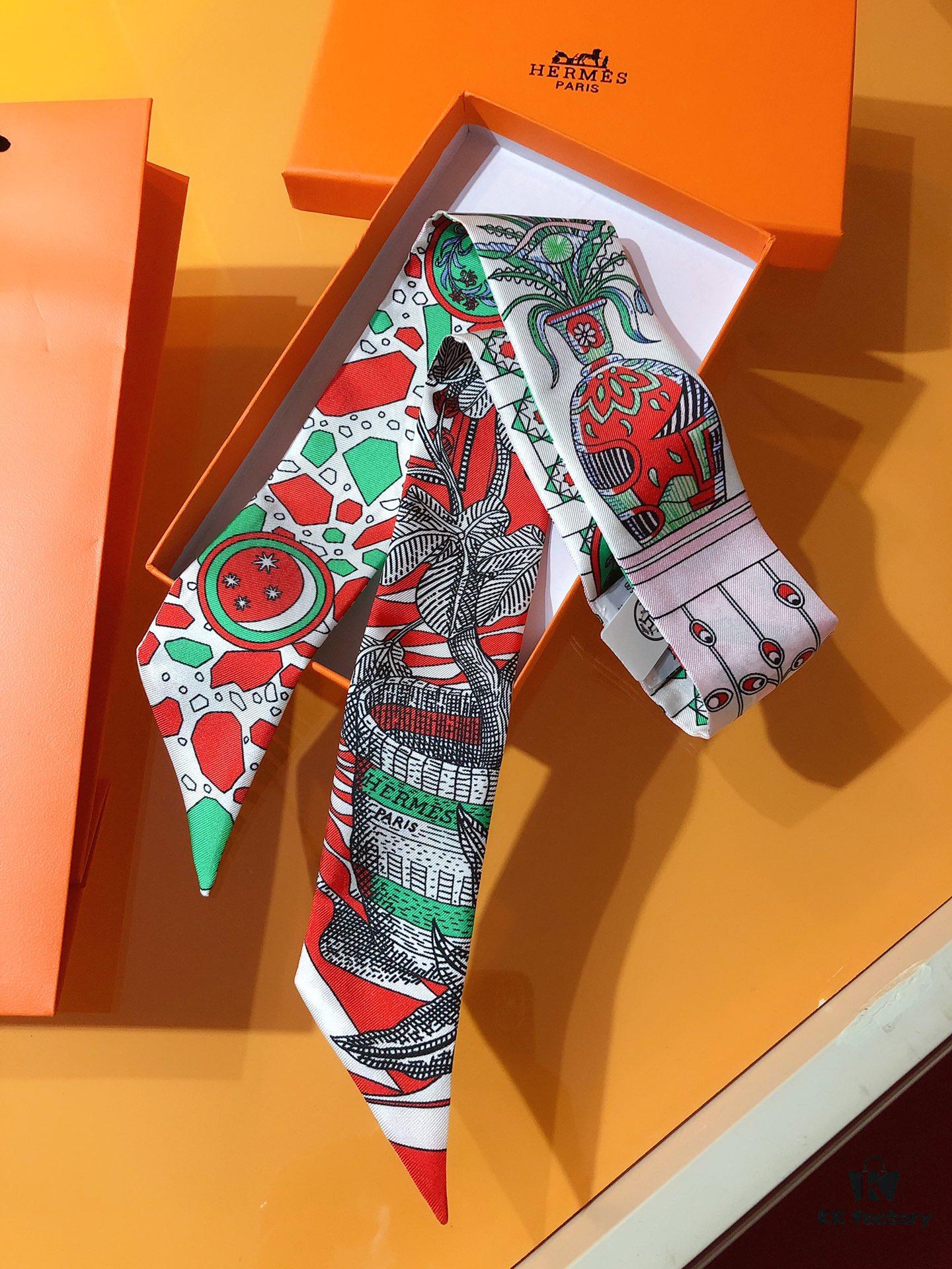 6931a94cccd8ab3d7af9db31 Hermès ‼️ 'Dance of the Lady Knight' Twilly Silk Scarf – A Fusion of Myth and Modern Style