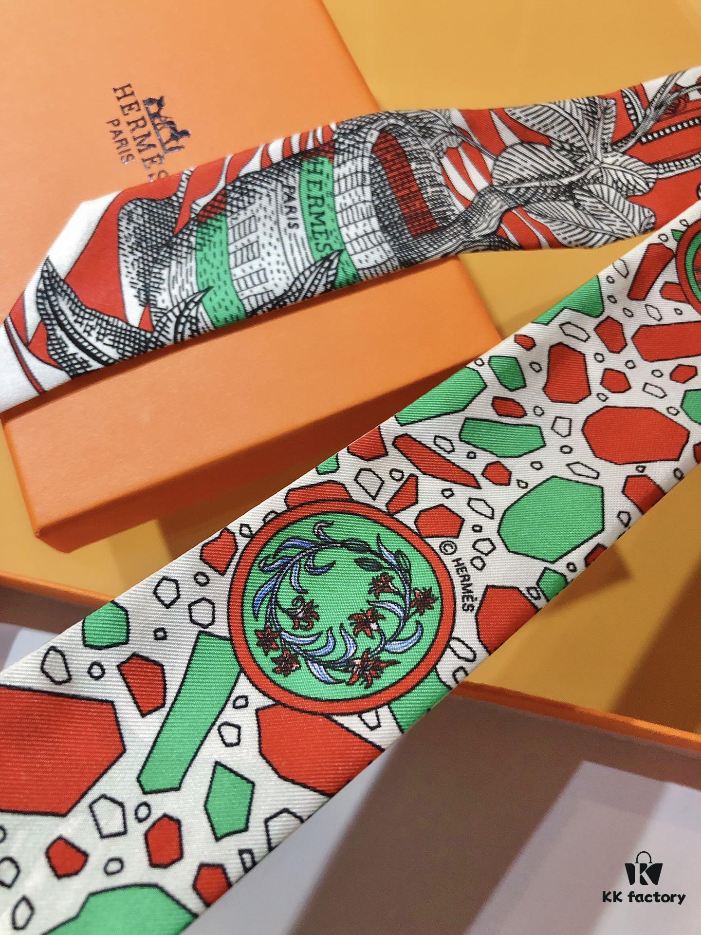 6931a94dccd8ab3d7af9db33 Hermès ‼️ 'Dance of the Lady Knight' Twilly Silk Scarf – A Fusion of Myth and Modern Style