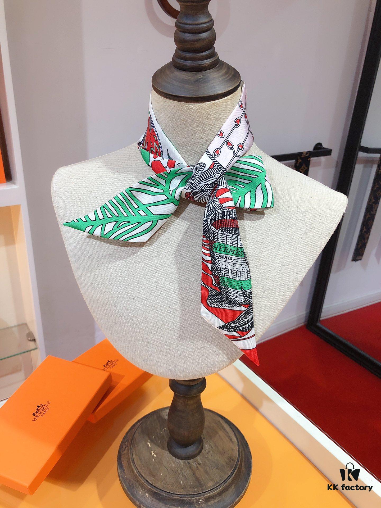 6931a94dccd8ab3d7af9db34 Hermès ‼️ 'Dance of the Lady Knight' Twilly Silk Scarf – A Fusion of Myth and Modern Style