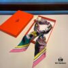 6931a94dccd8ab3d7af9db3c Hermès WOW Silk Hair Band - Dual-Sided Design, 100% Twill Silk, Scarf for Neck, Wrist, Waist or Bag Accessory