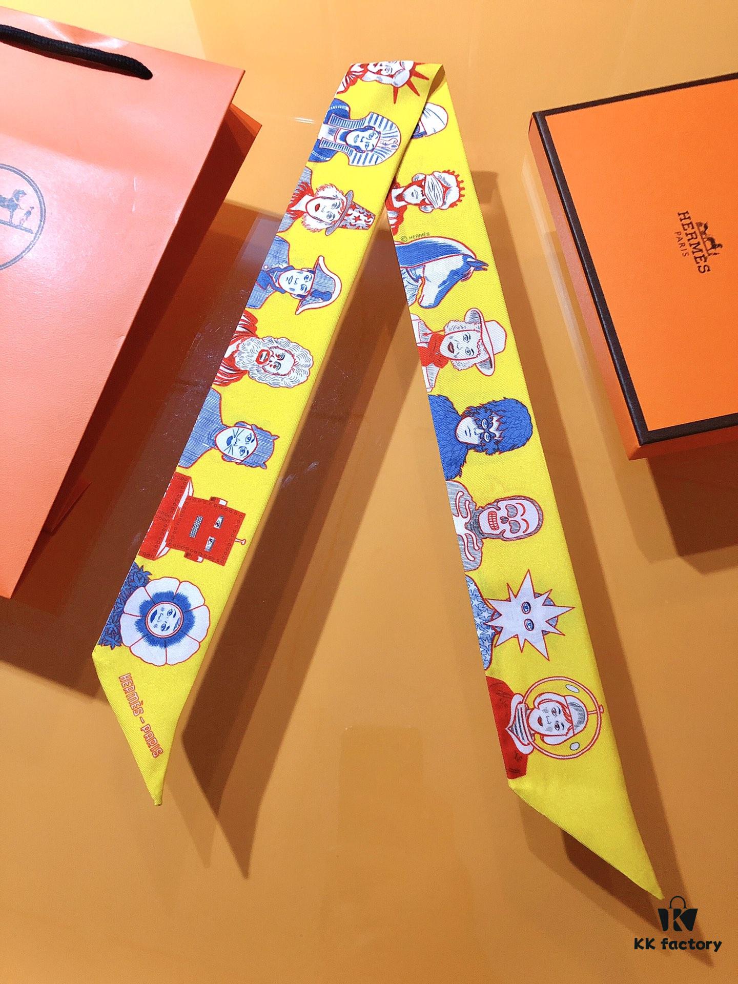6931a94fccd8ab3d7af9db54 Hermès 'Dress Code' Silk Ribbon – A Stunning Collection of Portraits! Historical Figures, Legends, or Unexpected Characters – A Playful Fusion of Themes and Eras