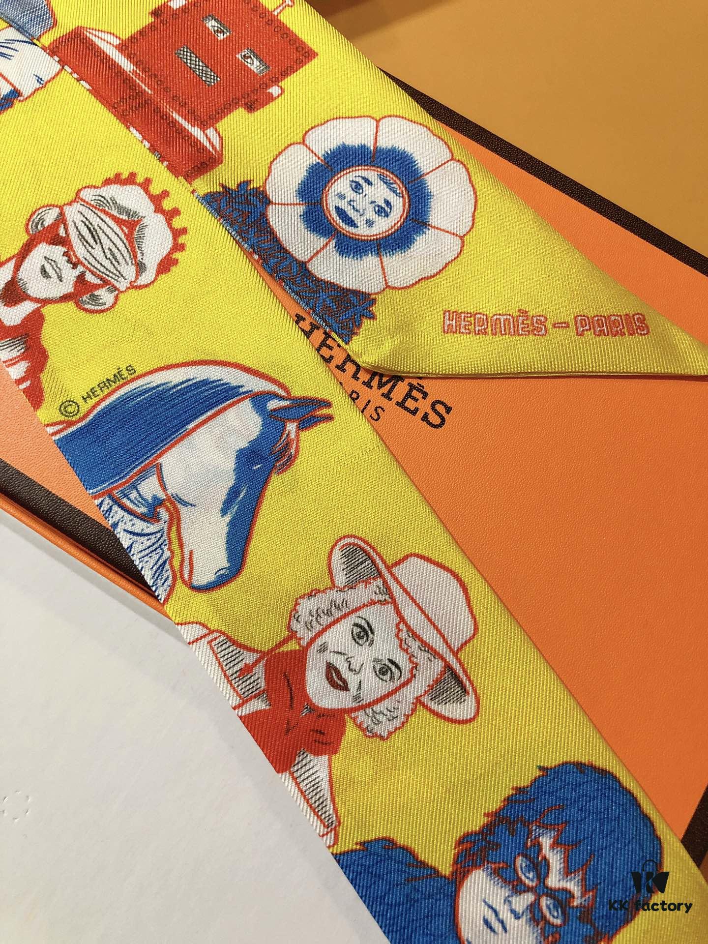 6931a94fccd8ab3d7af9db57 Hermès 'Dress Code' Silk Ribbon – A Stunning Collection of Portraits! Historical Figures, Legends, or Unexpected Characters – A Playful Fusion of Themes and Eras