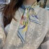 6931a950ccd8ab3d7af9db5b Hermès 'Dance of Peace' Heavyweight Twill Silk Twilly Scarf, New Arrival with Packaging