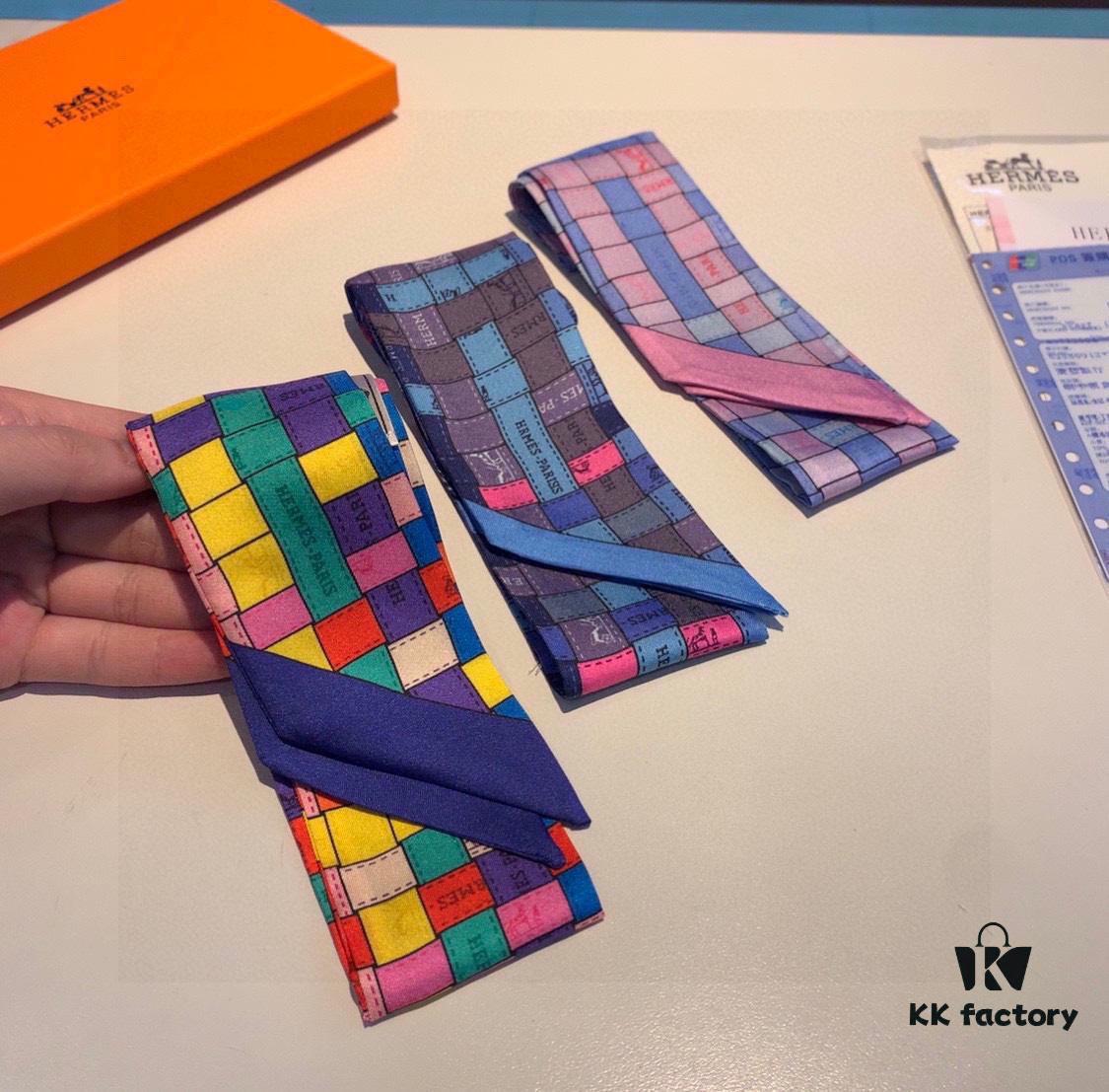 6931a951ccd8ab3d7af9db76 Hermes Counter Newest Style Multi-functional Small Silk Ribbon, Bright Colors, Elegant and Casual Design, 5cm*90cm