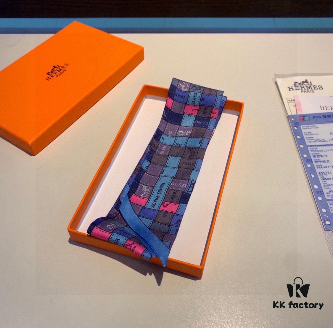 6931a951ccd8ab3d7af9db77 Hermes Counter Newest Style Multi-functional Small Silk Ribbon, Bright Colors, Elegant and Casual Design, 5cm*90cm