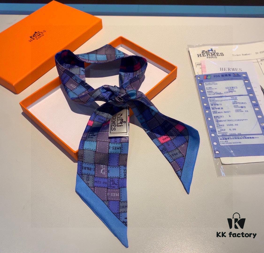 6931a951ccd8ab3d7af9db79 Hermes Counter Newest Style Multi-functional Small Silk Ribbon, Bright Colors, Elegant and Casual Design, 5cm*90cm