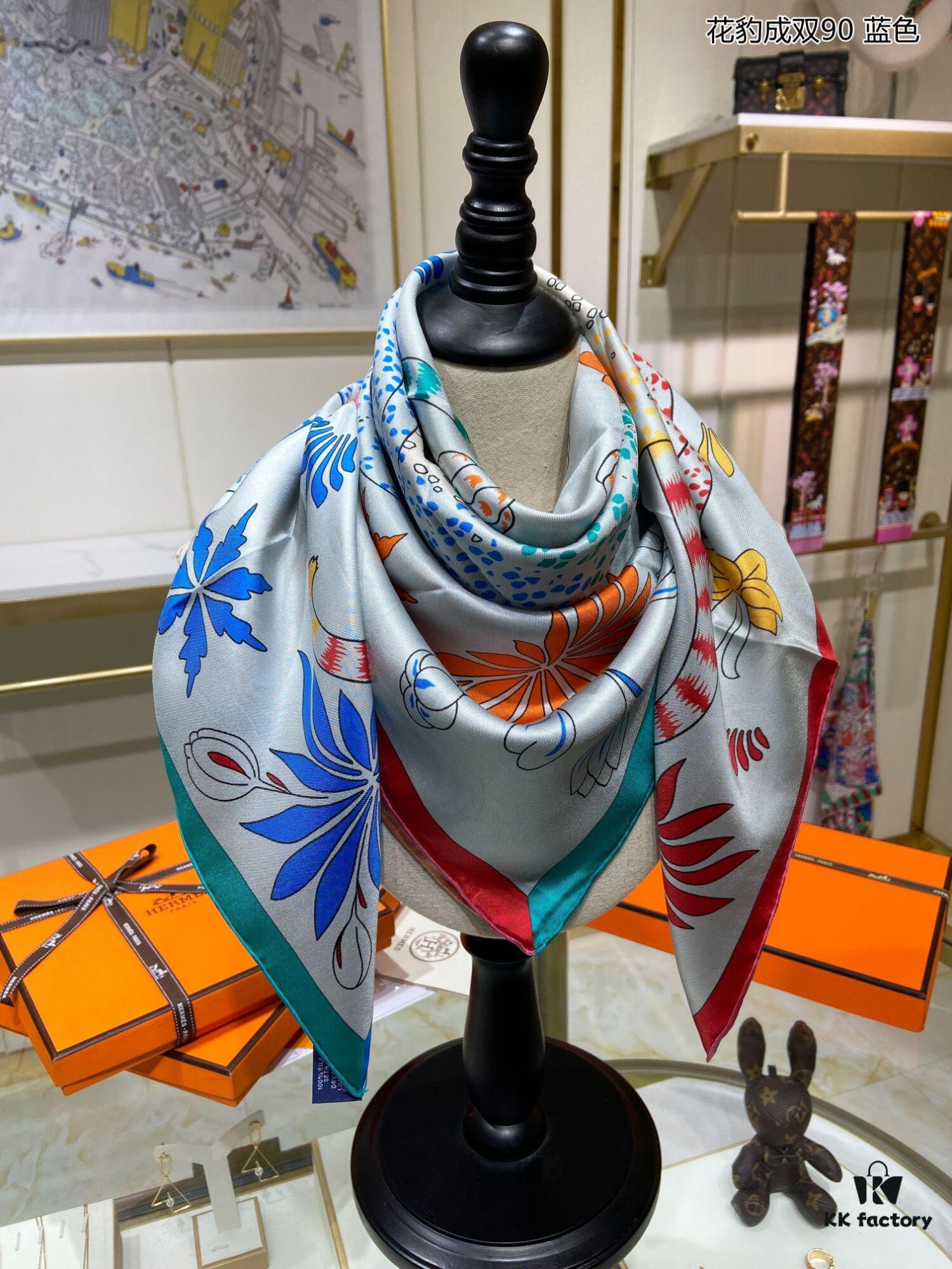 6931a953ccd8ab3d7af9db8b Beautifully Crafted 'Pair of Leopards 90' Pure Silk Scarf, Top-Tier Artisanry, Exceptional Value